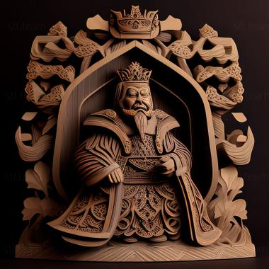 3D модель Коронування короля скальхопів, до побачення, Міджумару, шлях до (STL)